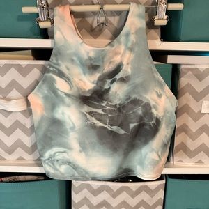 Athleta sports bra (Retired Print) soft wireless and seamless with padding BNWT